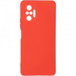 Чехол Original Silicone Case для Xiaomi Redmi Note 10S Red